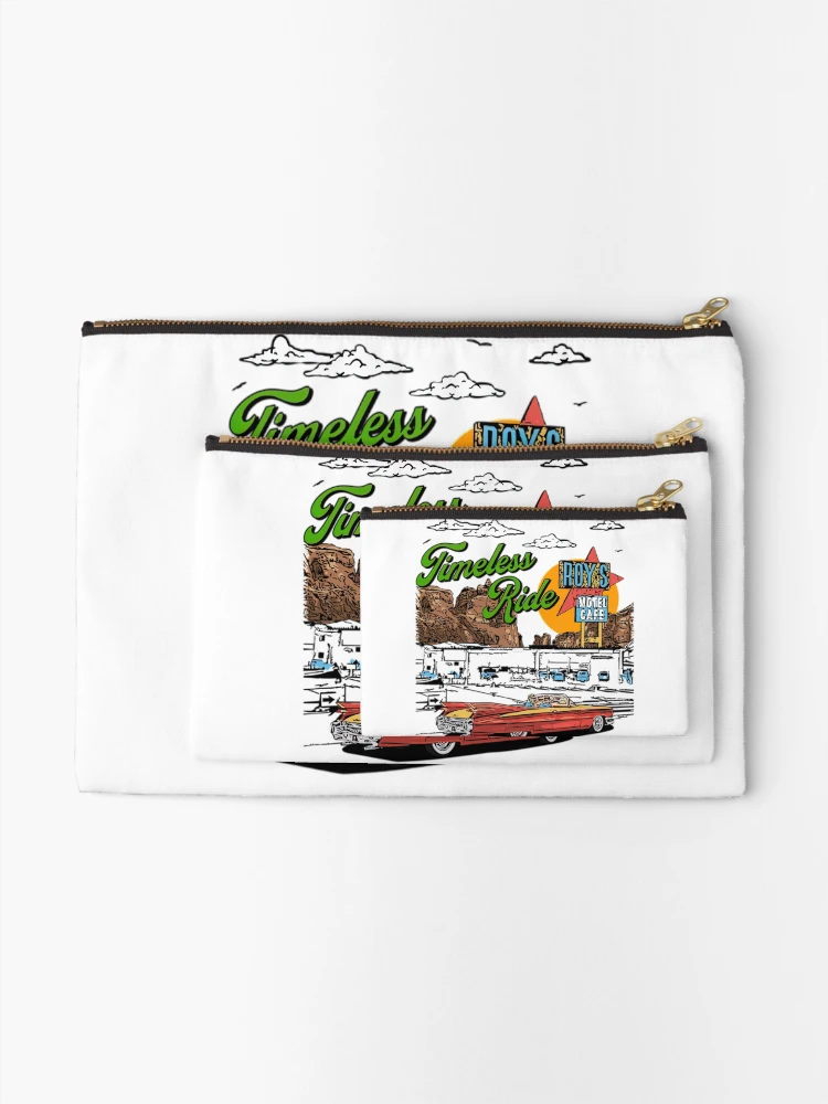 Thumbnail 2 of 4, Zipper Pouch, Timeless Ride designed and sold by GingerSubraman.