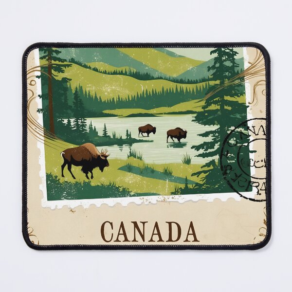 Item preview, Prince Albert National Park Canada Postcard Vintage Travel Retro designed and sold by TravelPostcardGems.