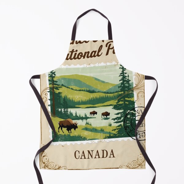 Item preview, Prince Albert National Park Canada Postcard Vintage Travel Retro designed and sold by TravelPostcardGems.