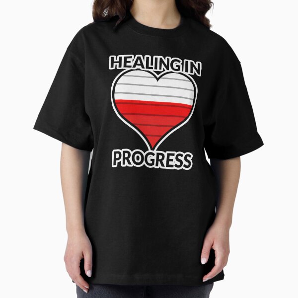 Healing in Progress (Red) Oversized T-Shirt