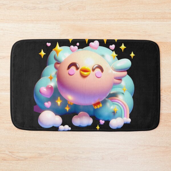 Item preview, 3d inflated kawaii bird designed and sold by UniquetyDesign.