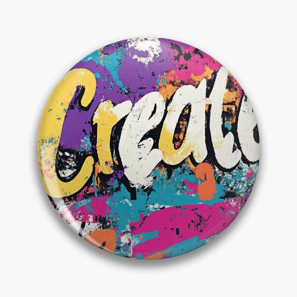 Item preview, Vibrant Splatter Create: Artistic Inspiration Typography designed and sold by Sventek.