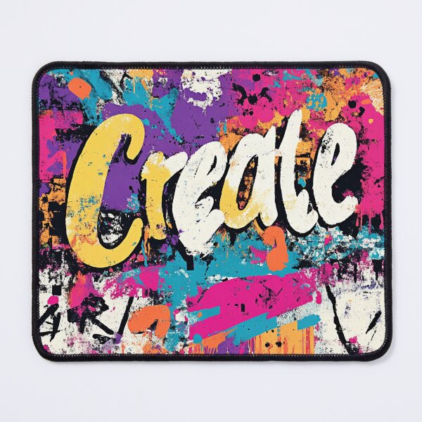 Item preview, Vibrant Splatter Create: Artistic Inspiration Typography designed and sold by Sventek.