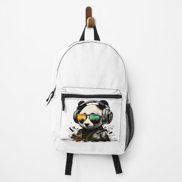 Item preview, Cool DJ Panda with headphones and sunglasses designed and sold by MLArtifex.