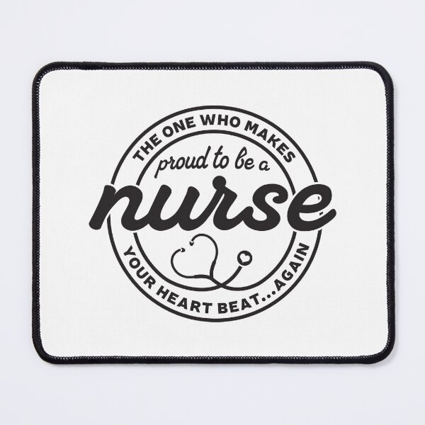 Item preview, Proud to be a Nurse | Black and White designed and sold by Loah-Store.