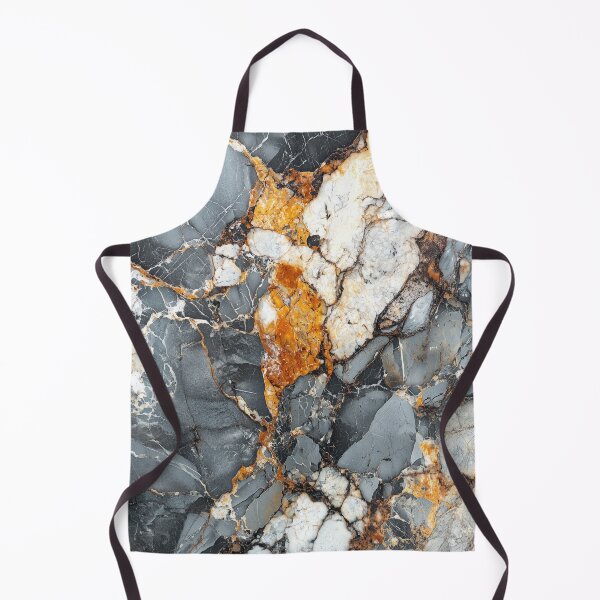 Item preview, Grey & Gold Marble Texture designed and sold by RetroNeon.