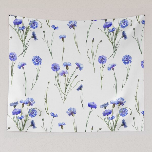 Item preview, Delicate Watercolor Cornflowers designed and sold by LuciaS.