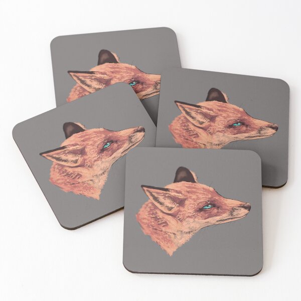 Item preview, Cool Fox With Blue Eyes Head designed and sold by Crescent-Canvas.