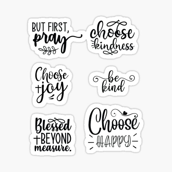 Item preview, Christian Sticker Set 1 designed and sold by Dream Big! by E. H..