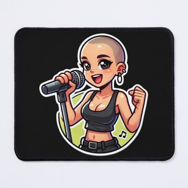 Item preview, Cartoon Sinead oconnor designed and sold by NutSkyArt.
