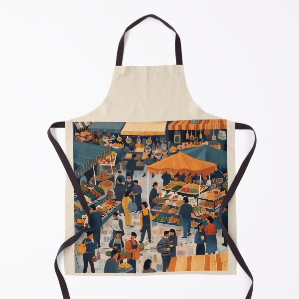 Item preview, Bustling Street Food Market designed and sold by Alin Richard Iovănuț.