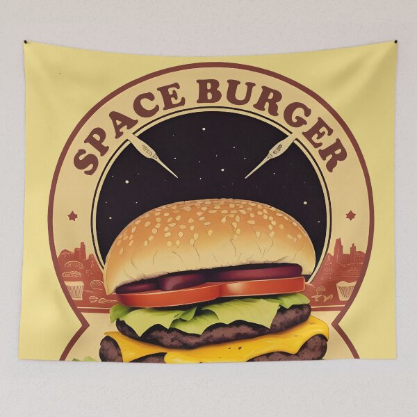 Item preview, burger out of space designed and sold by aliraweb.