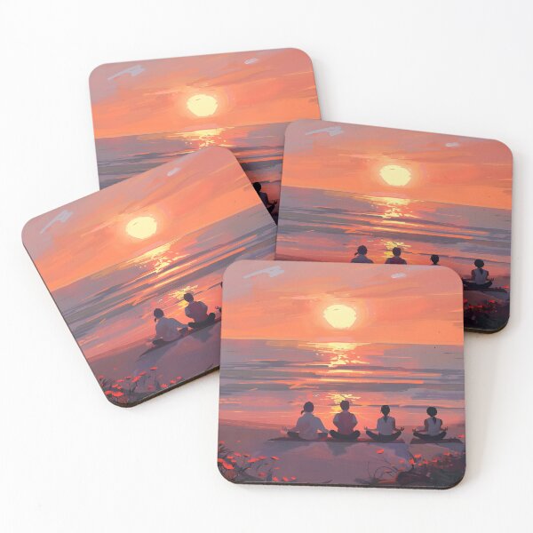 Item preview,  Yoga by the Beach Sunset designed and sold by Alin Richard Iovănuț.