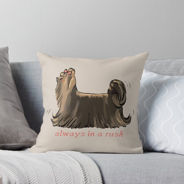 Item preview,   In a rush, cute yorkshire terrier designed and sold by SaelKamila.