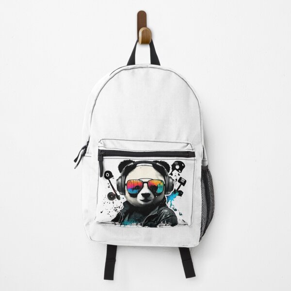 Item preview, Cool DJ Panda with headphones and sunglasses designed and sold by MLArtifex.