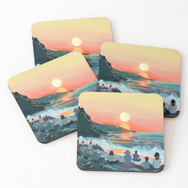 Item preview, Yoga by the Beach Sunset designed and sold by Alin Richard Iovănuț.