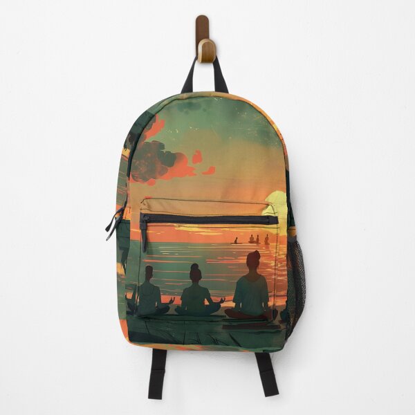Item preview, Yoga by the Beach Sunset designed and sold by Alin Richard Iovănuț.