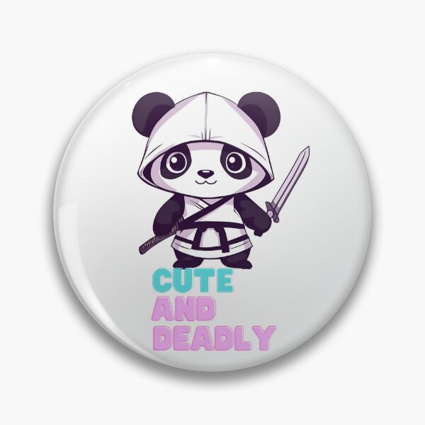 Item preview, Cute and deadly panda designed and sold by WeJustMakeFUN.