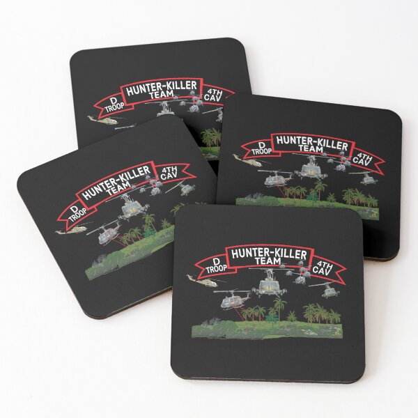 Item preview, D Troop 4th Cav - Hunter-Killer Team w Aircraft designed and sold by Military Insignia Products.