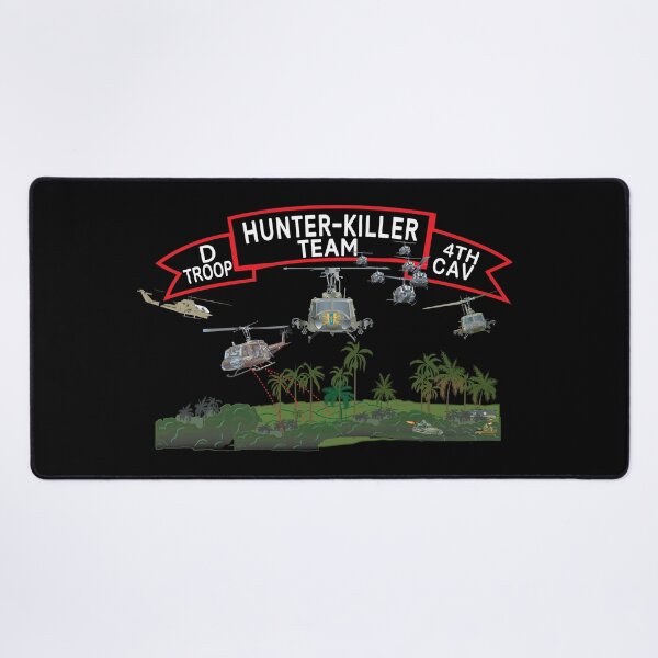Item preview, D Troop 4th Cav - Hunter-Killer Team w Aircraft designed and sold by Military Insignia Products.