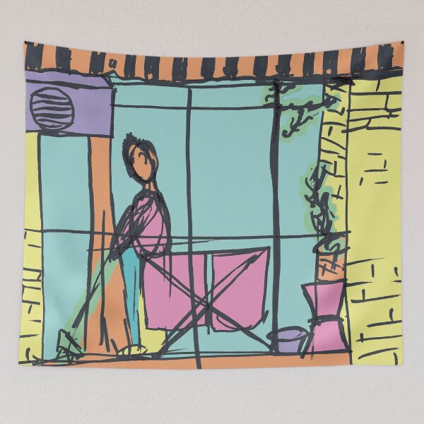 Item preview, Valencian Balcony - Cleaning - Pastels designed and sold by FranRiando.