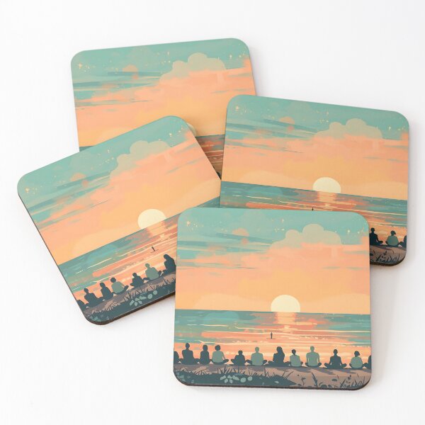 Item preview, Yoga by the Beach Sunset designed and sold by Alin Richard Iovănuț.