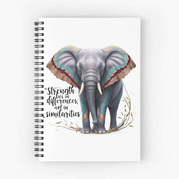 Item preview, Strength in Differences: Majestic Elephant Design designed and sold by merve02shop.