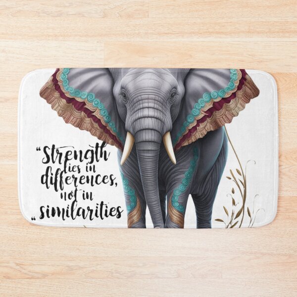 Item preview, Strength in Differences: Majestic Elephant Design designed and sold by merve02shop.