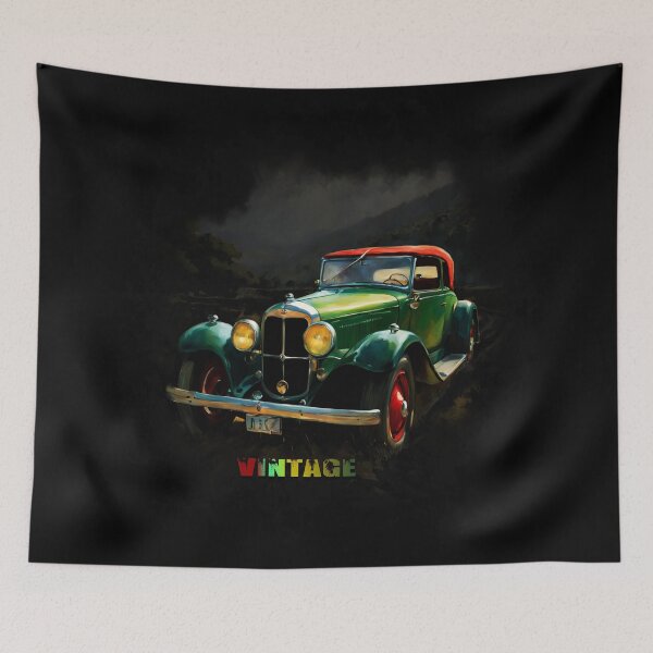 Item preview, RETRO CAR, classic, oldtimer, retro, vintage, automobile, history of vehicles, oldschoolcar,  designed and sold by CrisMor-Art.
