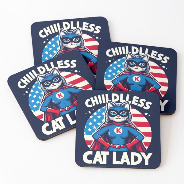 Item preview, Childless Cat Lady - Kamala Harris designed and sold by CottonHeads.