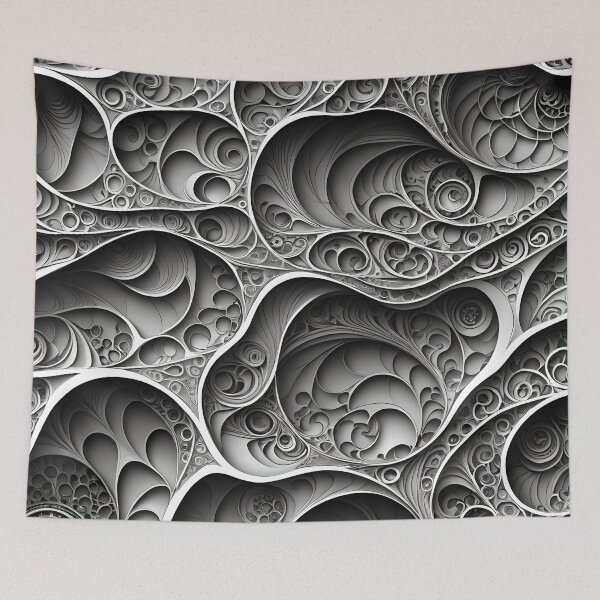 Item preview, Mandelbulber Abstract Vector Art 001 designed and sold by stevehowe710.