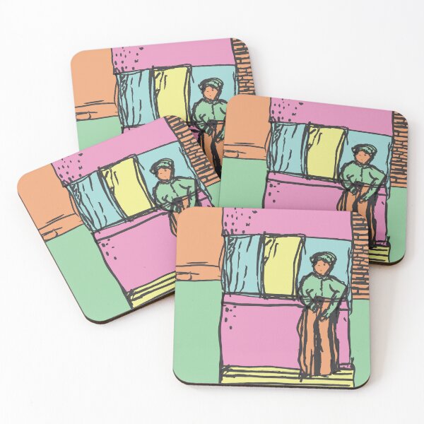 Item preview, Valencian Balcony- Hanging out washing - Pastels designed and sold by FranRiando.