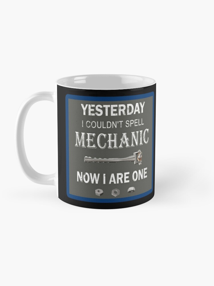 Divertida taza de café mecánica caja de herramientas, regalo de mecánico de  automóviles/coche, 11 onzas