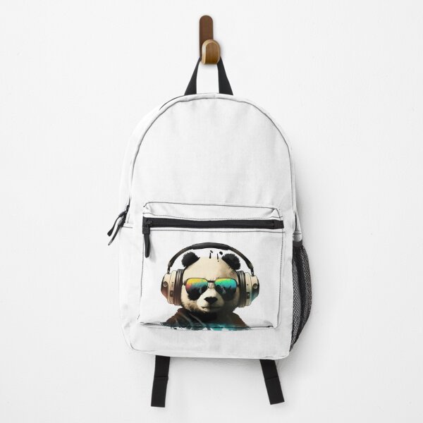 Item preview, Cool DJ Panda with headphones and sunglasses designed and sold by MLArtifex.