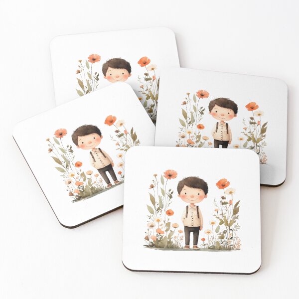 Item preview, Retro Whimsy Watercolor Character designed and sold by Victoria Riabov.