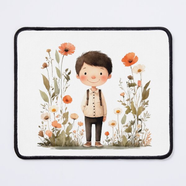 Item preview, Retro Whimsy Watercolor Character designed and sold by Victoria Riabov.