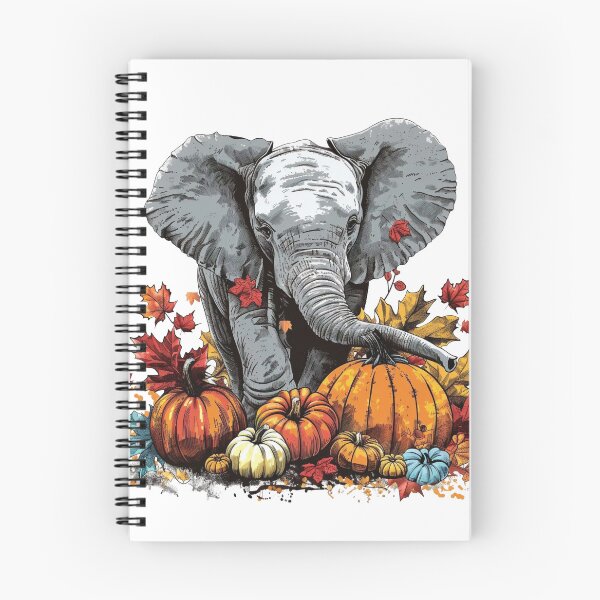 Item preview, Fall Pumpkins Elephant designed and sold by DigitalToast.