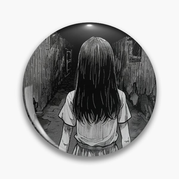 Item preview, Brave – black and white horror manga anime girl designed and sold by ForsakenFrames.