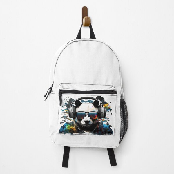 Item preview, Cool DJ Panda with headphones and sunglasses designed and sold by MLArtifex.
