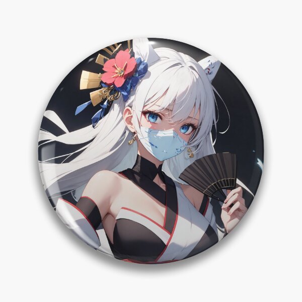 Item preview, Cute Anime Girl, Cyber Geisha Hacker designed and sold by iloveanimechibi.