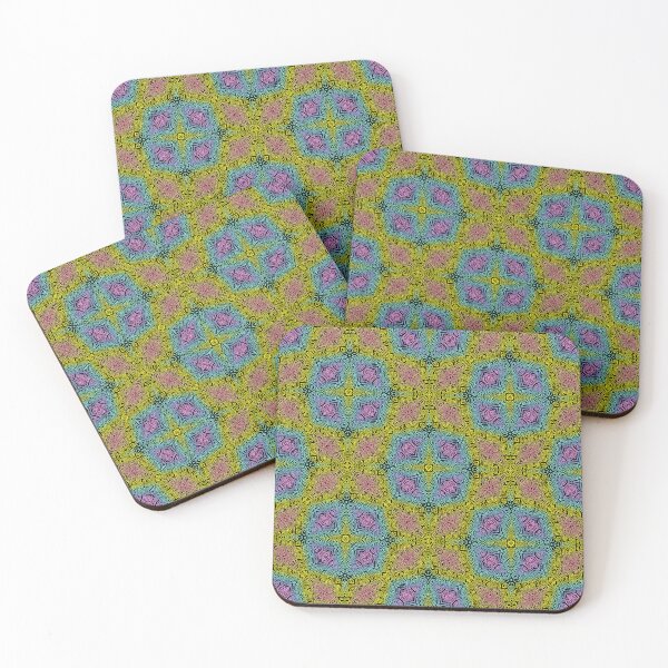 Item preview, fancy pastel rainbow tile pattern designed and sold by chambergambit.