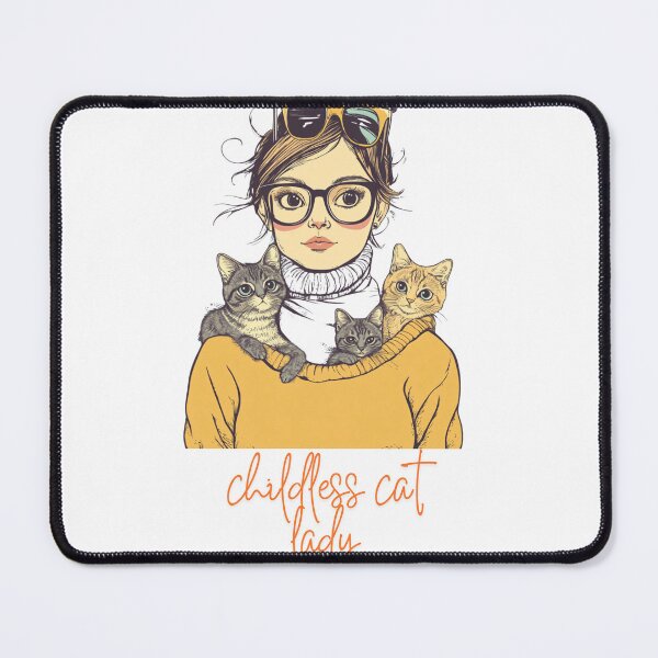 Item preview, Childless cat lady designed and sold by Foreververypoor.