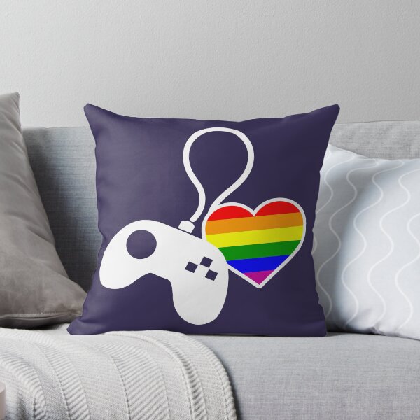QRM Logo (White) Throw Pillow