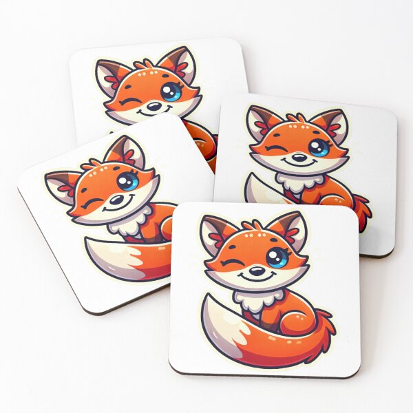 Item preview, Curious Fox Sticker designed and sold by jakkapan Tunyajaroen.