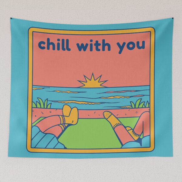 Item preview, Chill With You (Retro Graphic)  designed and sold by TheDreamer7.