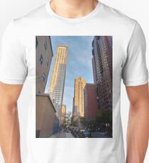 #Chambers, #Happiness, #Building, #Skyscraper, #NewYork, #Manhattan, #Street, #Pedestrians, #Cars, #Towers, #morning, #trees, #subway, #station, #Spring, #flowers, #Brooklyn  Unisex T-Shirt