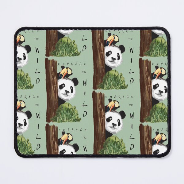 Artikelvorschau, Entdecken Sie die Geheimnisse der Natur: Ein Tukan und ein Panda erwarten Sie! entworfen und verkauft von Pandositive.