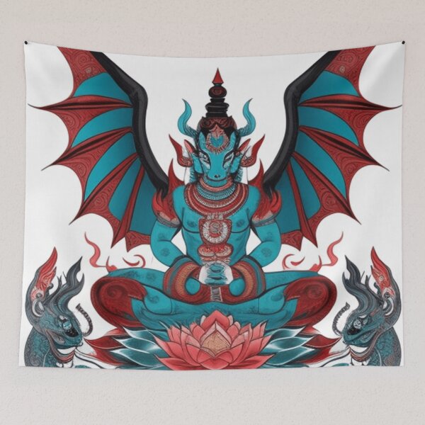 Item preview, Blue dragon deity  designed and sold by Roxburylane.