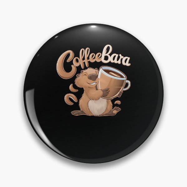 Item preview, Coffeebara Capybara Coffedrinker designed and sold by Printed-Memes.
