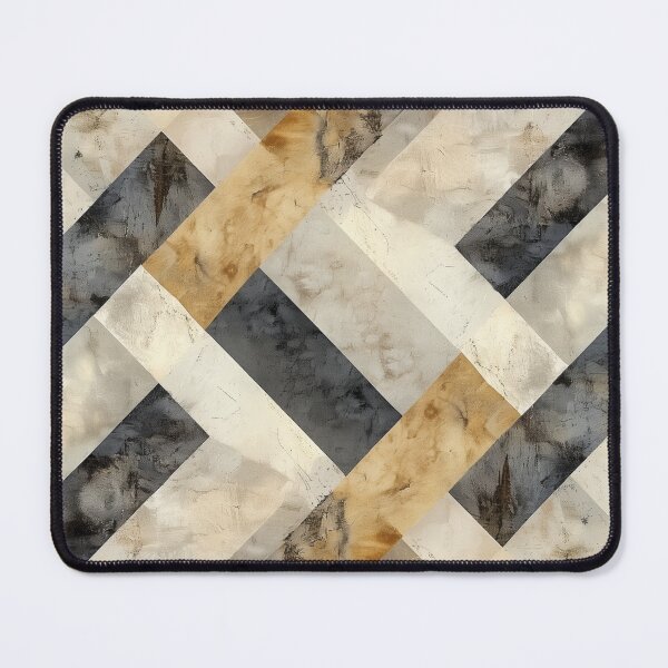 Item preview, Elegant Geometric Beige Rectangles designed and sold by KootenayDesigns.